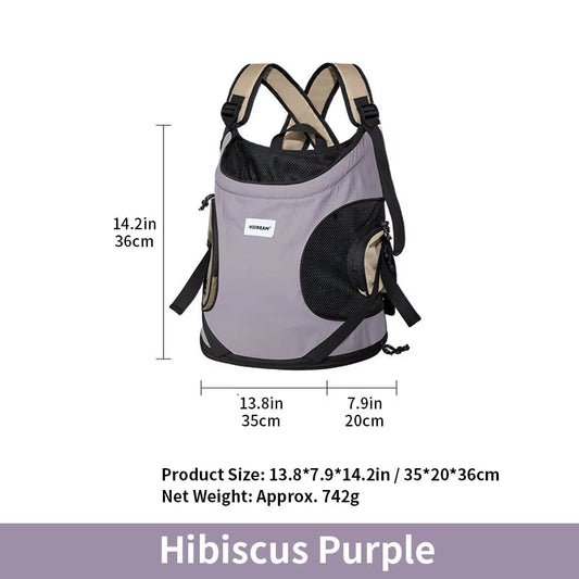 Pet Chest Backpack Front Carrying Tote Backpack Dogs and Cats Breathable Portable Outdoor Bag Shoulder Cat Bag
